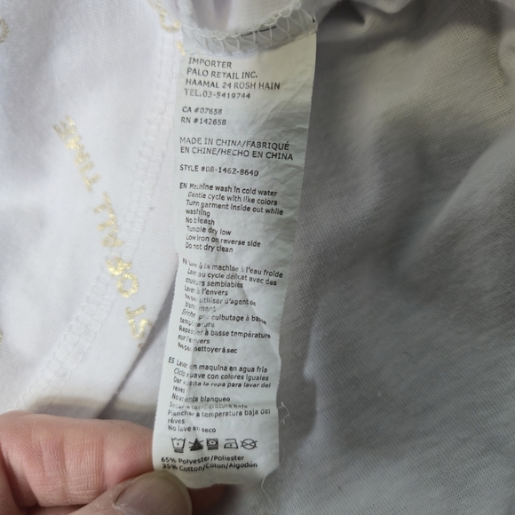 Urban Black Men's GOAT White And Gold Short Sleeve Tee Size M - Picture 10 of 11